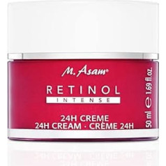 M. Asam Retinol 24h sejas krēms pret grumbām (50 ml) - krēms pret novecošanos ar retinolu - dienas un nakts krēms stimulē kolagēna veidošanos, sejas kopšanas līdzeklis visiem ādas tipiem