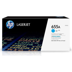 HP 655A (CF451A) Blau originalus toneris, skirtas HP Color LaserJet Enterprise M652, M653, M681, M682