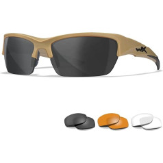 Wiley X WX Valor Sporta brilles Vīriešu aizsargbrilles Saulesbrilles Taktiskās militārās Airsoft brilles Skriešanas brilles Riteņbraukšanas brilles Brauciens Pārgājieni Makšķerēšana Āra MTB brilles