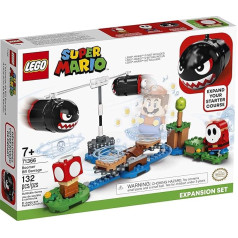 LEGO Super Mario Boomer Bill Barrage paplašināšanas komplekts 71366; rotaļlieta bērniem, lai papildinātu viņu Super Mario piedzīvojumus ar Mario sākuma kursu (71360), jauna 2020 (132 detaļas)