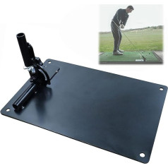 Golfs Practice Plate Durable Metal Professional Swing Trainer Practice Tool Training Equipment Golfing Accessories