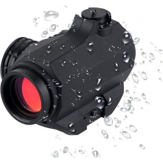 ToopMount Red Dot Red Dot vizieris 1 x 20 mm 2 MOA dot ar gumijas pārklājumu Piemērots 20 mm 21 mm Picatinny sliedēm