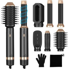 Air Styler Hair Styler 6 in 1, 1000w Föhnbürste Warmluftbürste Haartrockner