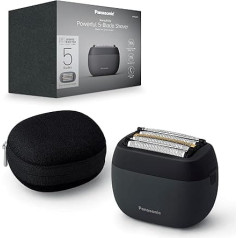 Panasonic ES-PV3B-K803 Series 900s Premium Compact skuveklis, mitrs un sauss skuveklis ar 5 asmeņiem vīriešiem, jutīgs bārdas sensors, USB-C, Premium Case, antracīta krāsā