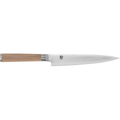 KAI Shun Classic White japāņu universālais nazis 15 cm garais damaskas nazis ar 32 slāņu VG MAX serdi - 61 (±1) HRC - Pakka koka rokturis - Ražots Japānā - Mazs virtuves nazis, šauri kalts