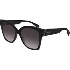 Gucci - GG0459S-001, Melns-zelts-pelēks