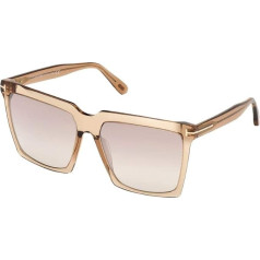 Tom Ford Sabrina-02 FT 0764 Transparent Beige/Light Violet 58/16/140 Sieviešu saulesbrilles, Transparent beige/light purple