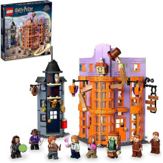 Lego Harry Potter 76422 Le Chemin de Traverse: Weasley, Faacadious Wizards for Wizards, rotaļlieta