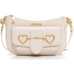 Love Moschino Sieviešu plecu soma Borsa Pu Avorio, Ziloņkaula, ziloņkaula krāsā