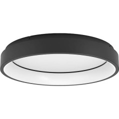 EGLO connect.z Marghera-Z Smart Home LED griestu gaisma, ZigBee, lietotnes un balss vadība, Alexa, regulējama gaismas krāsa (silti balta/auksti balta), RGB, aptumšojama