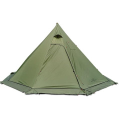 Teepee telts 4 personām, 5 Lb, viegla, ar plīts ligzdu, 2,3 m, stāvvieta, Teepee telts medībām, ģimenes telts, mugursoma, kempingam, pārgājieniem