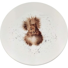 4 Wrendale Squirrel smalkā porcelāna šķīvju komplekts 20 cm