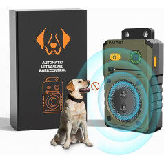 CLIUNT Anti Bark Device Waterproof Ultrasonic Dog Bark Deterrent Device with 3 Modes Rechargeable Dog Bark Stopper to Stop Dog Barking for Medium Large Dogs