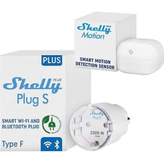 Shelly Plus Plug S + Shelly Blu Motion