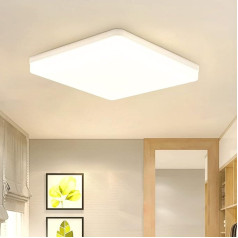 Combuh Griestu gaisma LED 48 W 4320 LM Viegli uzstādāma Piemērota modernai guļamistabai Dzīvojamā istaba Kvadrātveida diametrs 30 cm