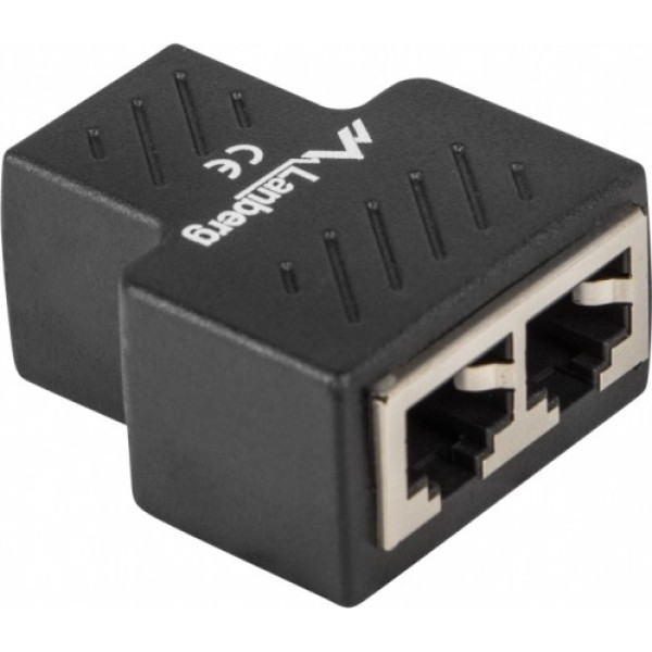 Tīkla adapteris rj-45 2xrj45 ekranēts