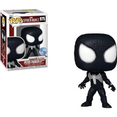 Funko Spider-Man 2 Gamerverse Peter Parker Symbiote Suit 975 Exclusive Pop Bobblehead figūriņa