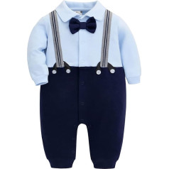 Famuka Baby Boy Suit Romper kāzu kristību bērnu apģērbs kristību uzvalks Pageant Suit