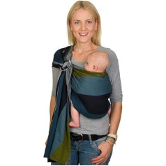 Hoppediz Ring-Sling bērnu slings no dzimšanas, 100% pārbaudīts attiecībā uz kaitīgām vielām, Aberdeen dizains