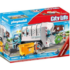 PLAYMOBIL City Life 70885 Atkritumu mašīna ar mirgojošu gaismu, ar RC funkciju, rotaļlieta bērniem no 4 gadiem