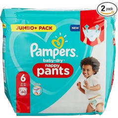 Pampers 81714245 Baby-Dry Pants autiņbikses biksītes baltas