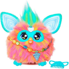 Furby Hasbro Coral interaktīvā plīša rotaļlieta, 6 collas