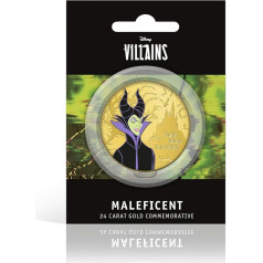 The Koin Club Disney dāvanas Villains Limited Edition Official Merchandise Sleeping Beauty zelta monēta - Maleficent