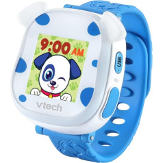 Vtech Unisex bērnu analogais digitālais automātiskais pulkstenis ar siksniņu S2417794, Kidiwatch Blue, ikdienas