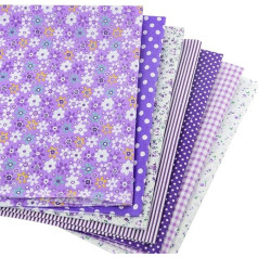 LYHYDMA Spalvoto veltinio pagalvėlės Spalvoto veltinio pagalvėlė Namų tekstilė 14PCS Qulit už meno amatų siuvimo medžiagos antklodė Patchwork siuvimui, Patchwork (100x150)