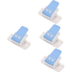 VILLCASE Pack of 4 Embossing Device Punch for Crafts Binder Punching Cute Hole Punch DIY Portable Hole Punch Hole Punch Craft Tools Hole Punch Craft Flower Paper Animal Child Craft Paper