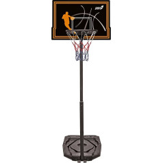 Sport1 Magic Basketbola grozs guļamistabai Āra dārza spēles Basketbola grozs bērniem Regulējams 100-210 cm Gredzens 38 cm Metāls Jauniešu Unisex Black/Orange