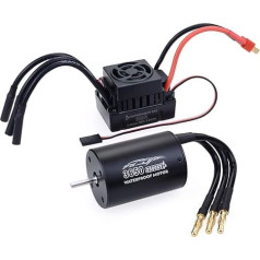 Fasizi ūdensizturīgs 3650 3900KV bezsuku motors ar 60A ESC