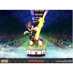 Pirmie 4 tēli Sonic The Hedgehog Super Shadow Resin Statue Chaos Control (Neto)