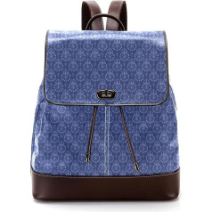 Personalizēta ikdienas ikdienas dienas soma soma pusaudžiem Blue Lemon Pattern skolas somas grāmatu somas Multicolor, daudzkrāsains