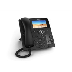 Snom D785 IP tālrunis, SIP Tischtelefon Farbe + SmartScreen, 12 SIP-Identitāten, Sensorhakenschalter, Bluetooth, USB, 48 selbstbeschriftende Schlüssel (12 physische), Schwarz, 00004349