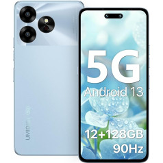 UMIDIGI G6 5G Mobile Phone Without Contract 2024, 6GB + 128GB/TF 1TB, Android 13 Smartphone Without Contract, 6.57 Inch 90Hz HD+, 50MP Camera 5000mAh, Dimensity 6100+ 5G Simlock-free Mobile Phones,