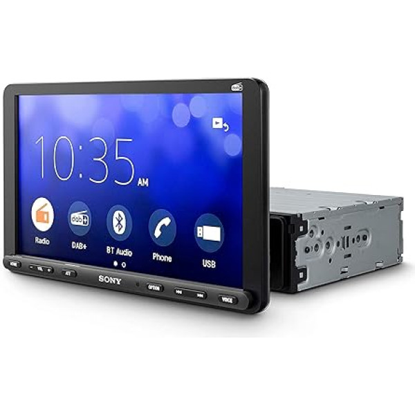 Sony XAV-AX8050ANT, 1 DIN, ar 9 collu skārienekrānu, CarPlay, Android Car, Weblink 2.0, DAB+, ar antenu, Bluetooth