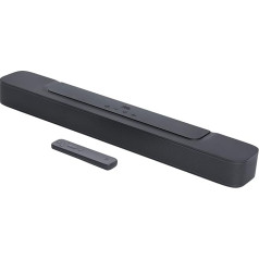 JBL Bar 2.0 All-In-One MK2 - Compact 2.0 Channel Soundbar for Home Cinema Sound System - Slim and Compact Design with JBL Surround Sound - Black