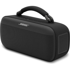 Bose New SoundLink Max portatīvais skaļrunis, liels ūdensnecaurlaidīgs Bluetooth skaļrunis, akumulatora darbības laiks līdz 20 stundām, USB-C, iebūvēts 3,5 mm AUX ievade, melns