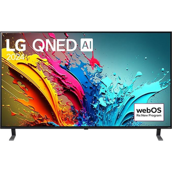 LG televizors QNED 2024 | 55QNED85T | 55 collas (139 cm) | QNED | Procesors α8 AI 4K | Alexa