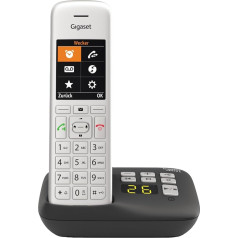 Телефонная трубка Gigaset CE575 DECT серебристо-черная