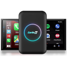 CarlinKit AIBOX-Lite TBox adapteris, atbalsta RAM2G + ROM32G Android sistēmu/Wireless CarPlay/Wireless Android Car/Netflix/YouTube u.c. automašīnai ar vadu CarPlay/Android Car