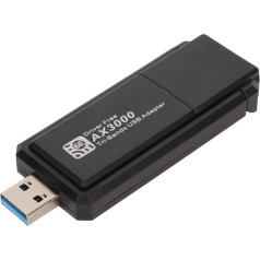 Annadue USB 3.0 WiFi 6E adapteris galddatoram, trīs joslu 2.4G 5G 6G WiFi dongle, ātrgaitas bezvadu tīkla adapteris, saderīgs ar Windows 11 10