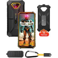 Ulefone Armor X13 12GB+64GB Triecienizturīgs Android 13 50MP + 24MP nakts redzamības 8-core 6,52