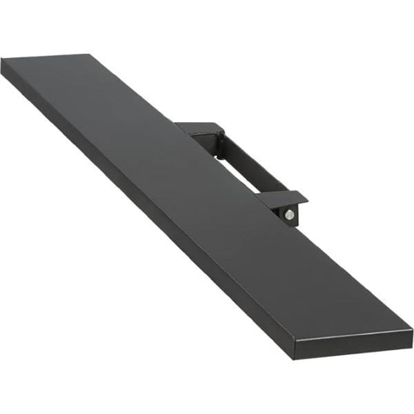 WALL Soundbar plaukts, Soundbar plaukts TV statīvam V2/V2 CASTER/V3/V5, izmērs L, platums 118 cm, satīna melns