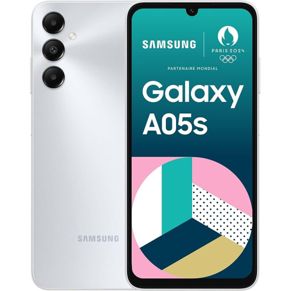 SAMSUNG Galaxy A05s viedtālrunis 64GB sudraba krāsā