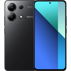 Xiaomi Redmi Note 13 8GB + 128GB atbloķēts viedtālrunis Globālā versija 6,67 collu 120Hz AMOLED displejs 108MP trīskāršā kamera Snapdragon 685 5000mAh akumulators 33W ātrā uzlāde Melns