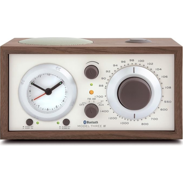 Tivoli Audio Model Three Bluetooth UKW-/MW-Radiowecker (Walnuss / Beige)