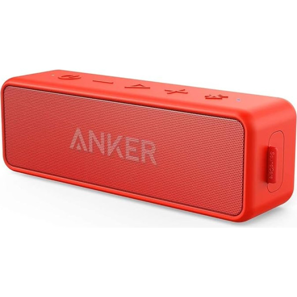 Anker SoundCore 2 Bluetooth atskaņotājs, lieliski basi ar dubultiem basiem, 24 h akumulators, augstāka IPX7 ūdens aizsardzība, lielisks atskaņotājs iPhone, galaxy u.c.(Skārienjūtīgs)