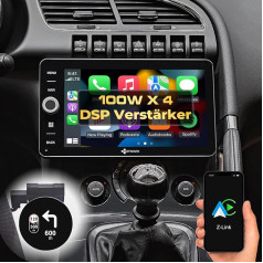 DYNAVIN Android auto radio ar satelītnavigāciju Peugeot 3008 5008, 9 collu radio ar bezvadu Carplay un Android Car, Head-up displejs, ietver DAB+: D9-PG3008 Premium Flex